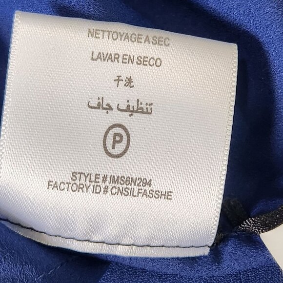 BCBGMaxAzria Rhea Sleeveless Peplum Sheath‎ Dress 0 Blue Depth Party Event - Picture 13 of 14